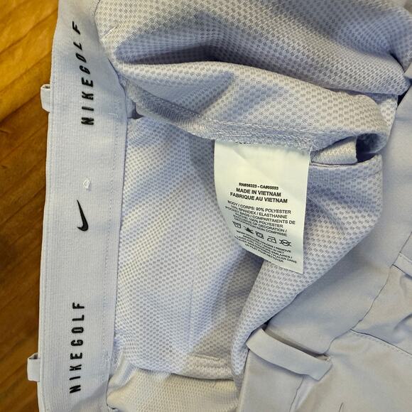 Nike Golf Men's Shorts 36 Golf PURPLE Dri-Fit CU9740 Athletic Flat front X4-15 - Picture 4 of 5